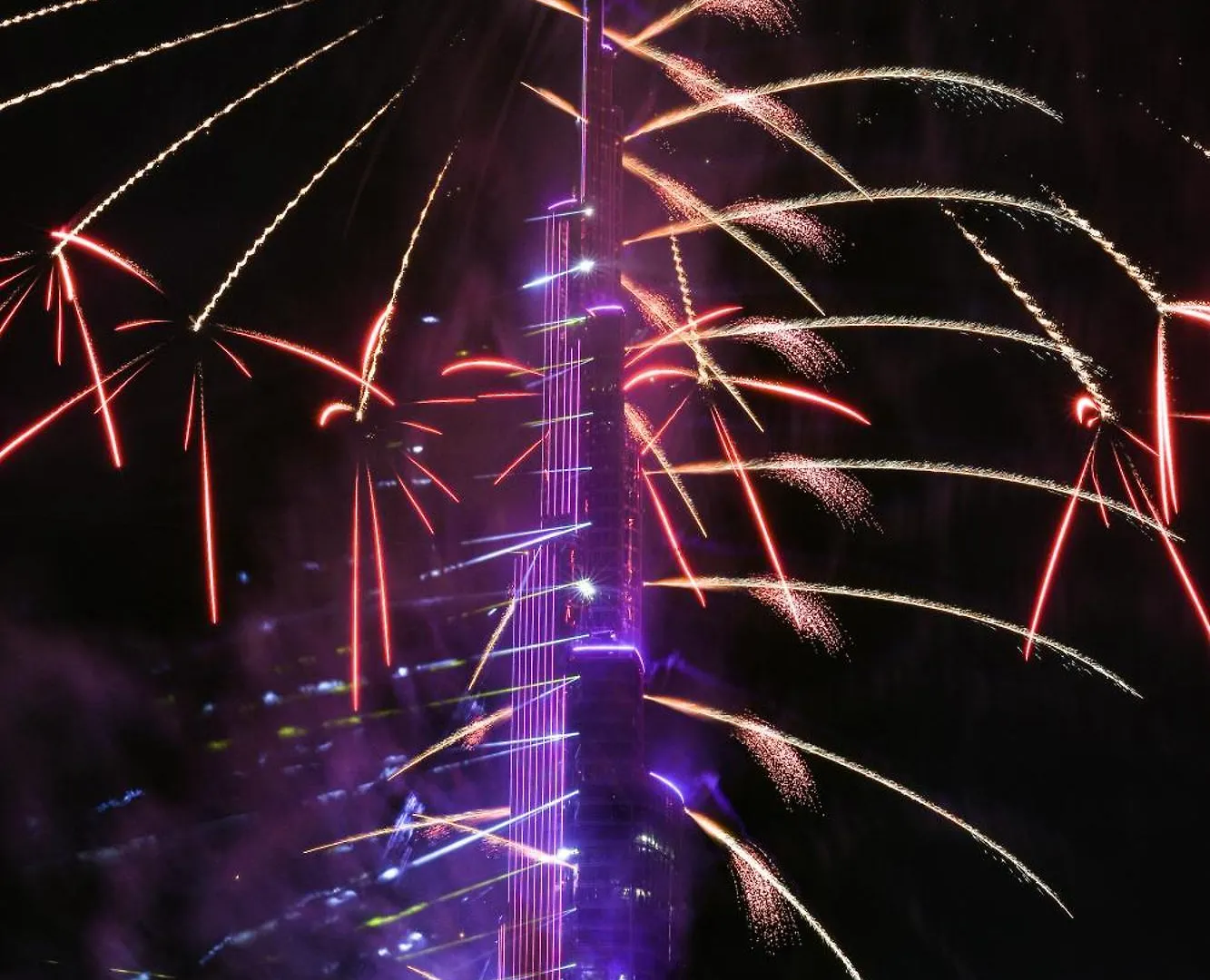 Exclusive Front Row Seats To Burj Khalifa Fireworks From Penthouse Level, Downtown Dubai Apartment