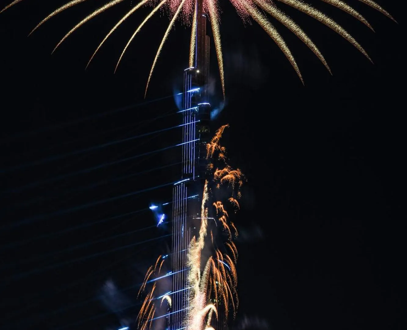 Exclusive Front Row Seats To Burj Khalifa Fireworks From Penthouse Level, Downtown Dubai Lägenhet 0*,